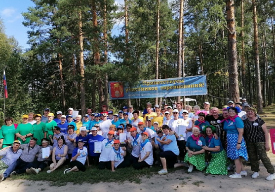 На Западном озере прошел областной турслет пенсионеров